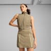 DARE TO Full-Zip Woven Vest Women, Velvet Moss, small-VNM