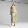 DARE TO Mesh-Säulenkleid Damen, Pistachio Green-AOP, small