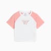 T-shirt court BUTTERFLY VIBE Enfant et Adolescent, PUMA White-Pink Fruit, small