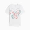 Playera Butterfly Vibe Logo para adolescentes, PUMA White, small