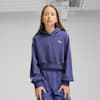 WARDROBE ESSENTIALS Short Length Hoodie - Youth 8-16 years, Blue Crystal, small-AUS