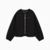 WARDROBE ESSENTIALS Women's Relaxed Reversible Liner Jacket, PUMA Black, small-AUS