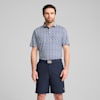 PUMA x PALM TREE CREW Tile Golf Polo Men, White Glow-Deep Navy, small-SEA