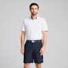 เสื้อโปโลกอล์ฟผู้ชาย PUMA x PALM TREE CREW Tipped, White Glow, small-THA