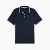 MATTR Men's Elevated Solid Golf Polo, Deep Navy, small-AUS