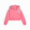 Sudadera de frisa estampada y holgada con capucha PUMA x HELLO KITTY AND FRIENDS para niños, Magic Rose, small