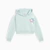 PUMA x HELLO KITTY AND FRIENDS Relaxed Graphic Fleece Hoodie Kids, Peaceful Blue, small-IDN