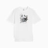 T-shirt grafica PUMA x TMNT vestibilità comoda per ragazzi, PUMA White, small