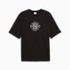 เสื้อยืดกราฟิกโอเวอร์ไซส์ PUMA X HARRY POTTER สำหรับทุกเพศ, PUMA Black, small-THA