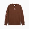 PUMA x TMNT Relaxed Graphic Crew Men, Chocotart, small