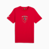 Scuderia Ferrari Race Tonal Big Shield Men's Tee, Rosso Corsa, small-NZL