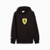 Scuderia Ferrari Race Big Shield Men's Hoodie, PUMA Black, small-NZL