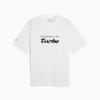 Porsche Legacy Essentials Men's Tee, PUMA White, small-AUS