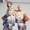 Dylan Exhibit Hockey-Inspired Basketball Sweater Men, Vivid Blue-AOP, small