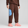 Dress Code Baketball Sweatpants Men, Chestnut Brown, small