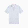 PUMA x ARNOLD PALMER Tea Time Golf Polo Men, White Glow-Zen Blue, small-AUS
