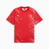 Scuderia Ferrari HP Race Color Splash All-over Print Tee Men, Rosso Corsa, small