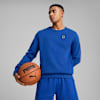 Pivot Men's Basketball Crewneck, Vivid Blue, small-AUS