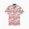 MATTR Beautiful Game Golf Polo Herren, White Glow-Red Fire, small