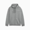 BMW M Motorsport Essentials+ Hooded Fleece Jacket Men, Medium Gray Heather, small