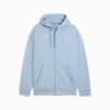 BMW M Motorsport Essentials+ Hooded Fleece Jacket Men, Blue Wash, small