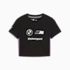 Camiseta corta con diseño gráfico BMW M Motorsport para mujer, PUMA Black, small