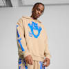 Ancient Roars Men's Basketball Hoodie, Light Sand, small-AUS