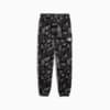 Dress Code Camo Basketball Sweatpants Men, PUMA Black-AOP, small