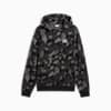 Dress Code Camo Basketball Hoodie Men, PUMA Black-AOP, small