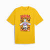 Melo Phoenix Basketball Tee Men, Yellow Sizzle, small-AUS
