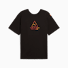 Scoot Caution Boxy Basketball Tee Men, PUMA Black, small