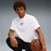Melo Alwayz On 1 Men's Basketball Tee, PUMA White-sun struck, small-AUS