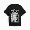 PUMA HOOPS x LAFRANCÉ Written in Chrome Tee Unisex, PUMA Black, small-PHL