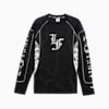 PUMA HOOPS x LAFRANCÉ Written in Chrome Jersey Men, PUMA Black-Flat Medium Gray AOP, small-SEA