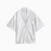 Jer-She Baseball-Inspired Jersey Women, Feather Gray, small