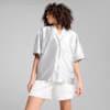 Jer-She Baseball-Inspired Jersey Women, Feather Gray, small-VNM