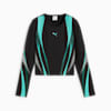DARE TO Graphic Long Sleeve Tee Women, PUMA Black, small