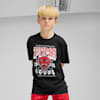 Rival Rage Basketball Tee - Youth 8-16 years, PUMA Black, small-AUS
