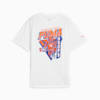 Rival Rage Basketball Tee - Youth 8-16 years, PUMA White, small-NZL