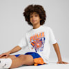 Rival Rage Basketball Tee - Youth 8-16 years, PUMA White, small-NZL