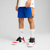 Rival Rage Heritage Mesh Basketball Shorts - Youth 8-16 years, Vivid Blue, small-AUS