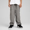 WARDROBE ESS Relaxed Woven Cargo Pants Youth, Cast Iron, small-NZL
