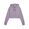 PUMA x HYROX Cropped Hoodie Damen, Pale Plum, small