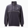 Women's Oversized Quarter Zip Sweat, Galactic Gray, small-AUS