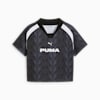 FOOTBALL JERSEY Baby Tee Women, PUMA Black, small-IDN