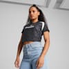 FOOTBALL JERSEY Baby Tee Women, PUMA Black, small-THA