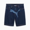Celana Pendek Denim Pria PUMA X A$AP ROCKY, Dark Denim, small-IDN