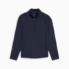 YOU-V Quarter-Zip Golf Top - Youth 8-16 years, Deep Navy, small-AUS