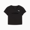 WARDROBE Essentials Cut-Out Baby Tee Women, PUMA Black, small-SEA