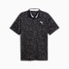 Keys Golf Polo Men, PUMA Black-White Glow, small-VNM